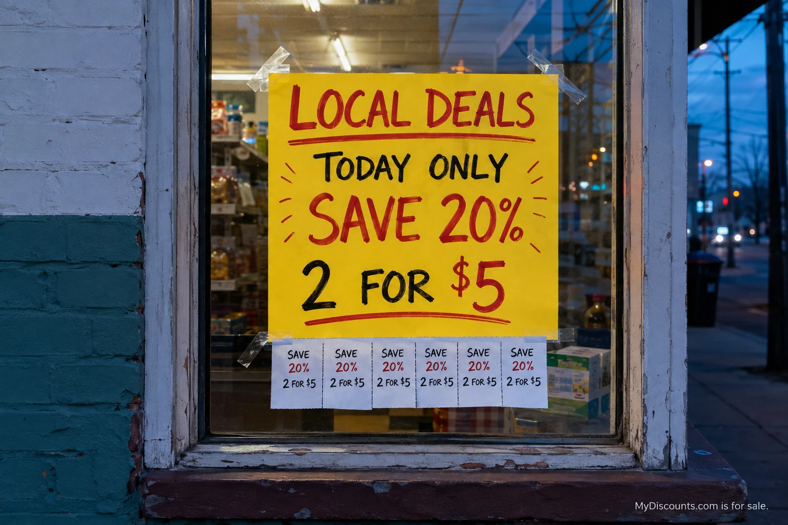 Coupon and deals guide