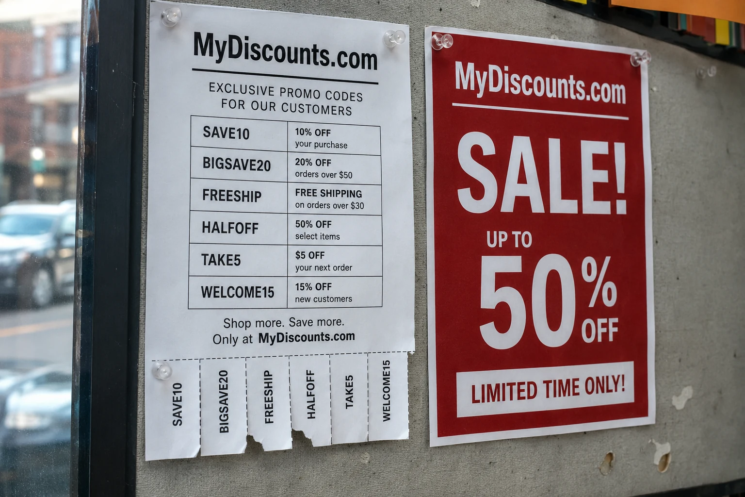MyDiscounts.com a deals site concept