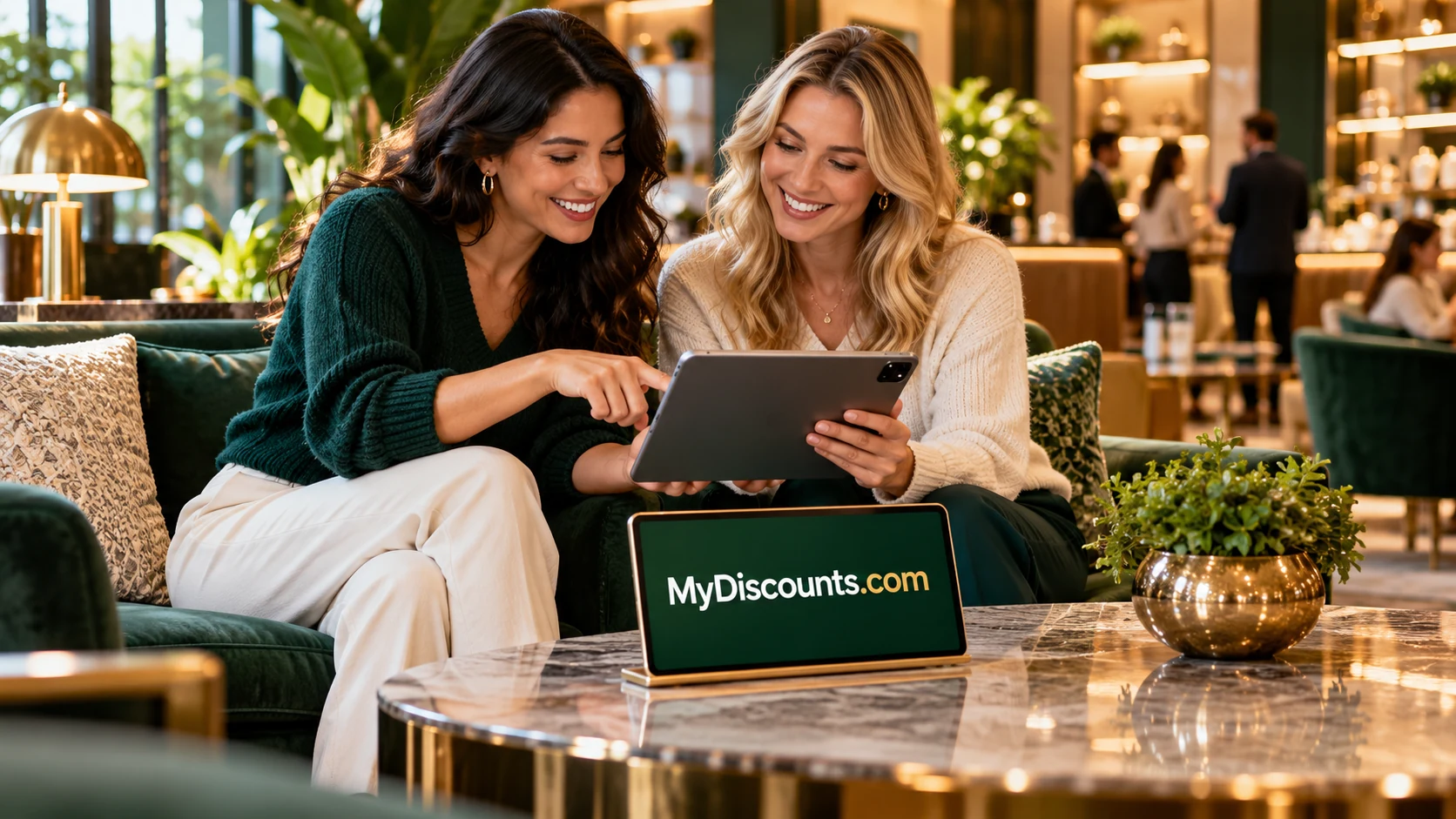 Illustrative a membership club concept for MyDiscounts.com