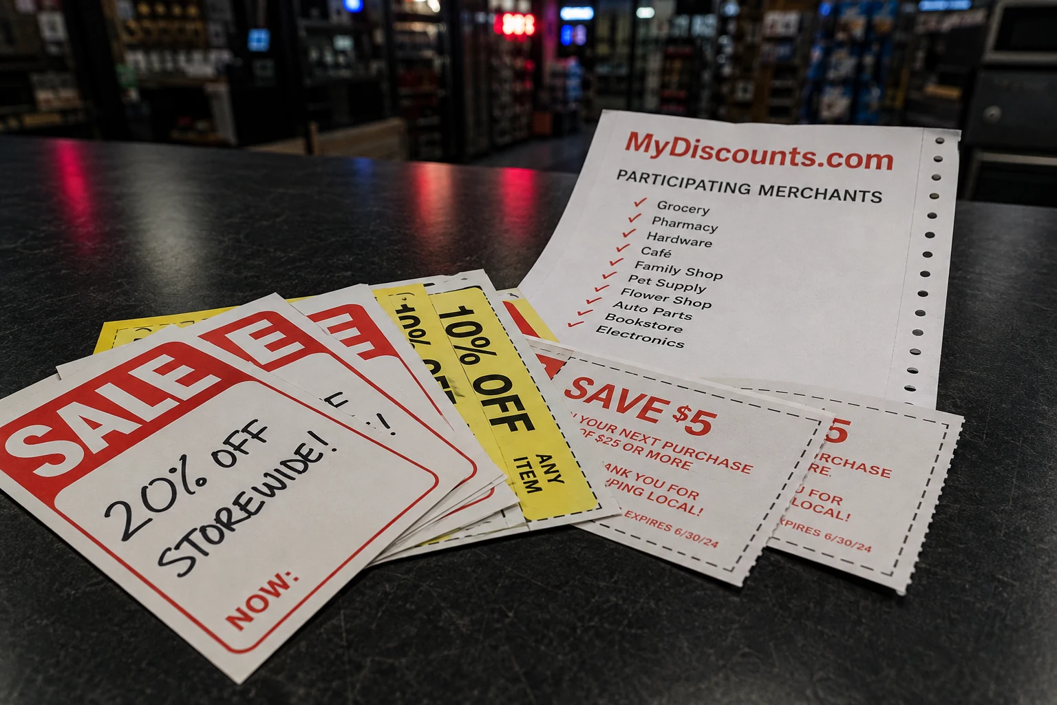MyDiscounts.com a merchant network concept